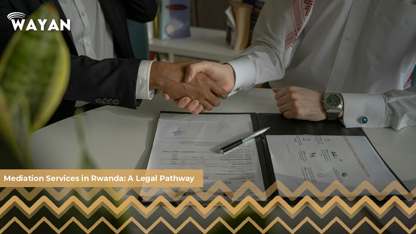 Professional mediator in Rwanda guiding legal discussion